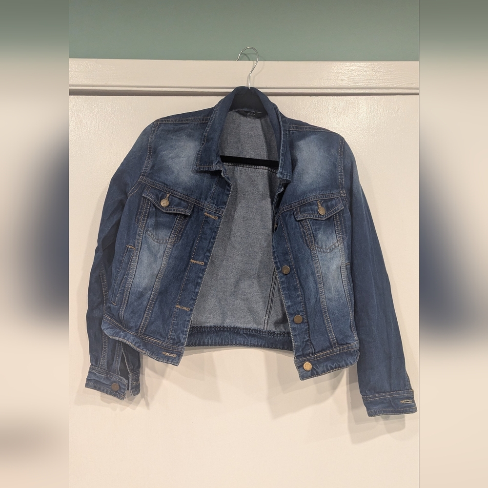 Women's Denim Crop Jacket